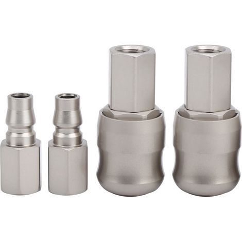 Raccord pneumatique SF+PF20 – autobloquant C, acier carbone 30 kg/cm² – sécurité anti-déflagration – atelier et industrie