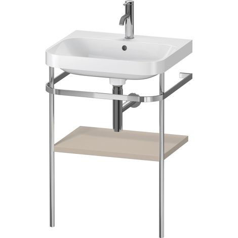 Set c-bonded Duravit Happy D.2 Plus con soporte metálico,