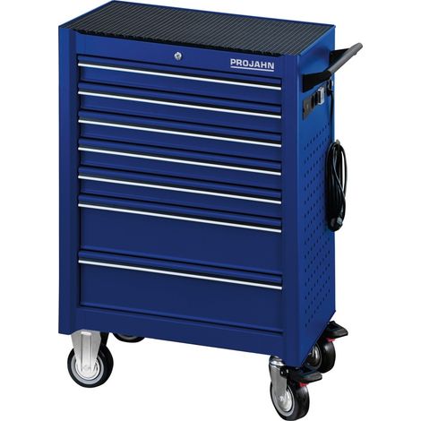 PROJAHN Werkstattwagen UNIVERSE, Blau, bestückt 187tlg, 7 Schubladen, PR6501-524 (1/5)