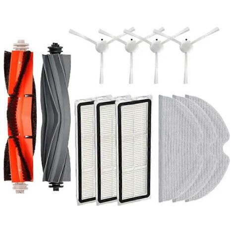 Pièces détachées pour aspirateur robot Dreame Bot D10S / D10S Pro : rouleau, brosse latérale principale, filtre HEPA, chiffon de nettoyage