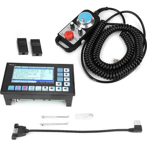 Contrôleur CNC hors ligne 4 axes DDCSV2.1 avec volant électronique USB, système autonome sans PC pour machines de gravure (1/5)