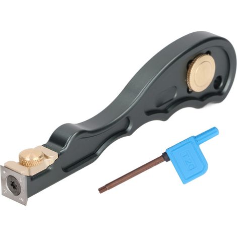 Multifunktionaler Leimschaber aus Aluminiumlegierung für die Holzbearbeitung, Mini-Reinigungswerkzeug mit ergonomischem Griff für enge Stellen