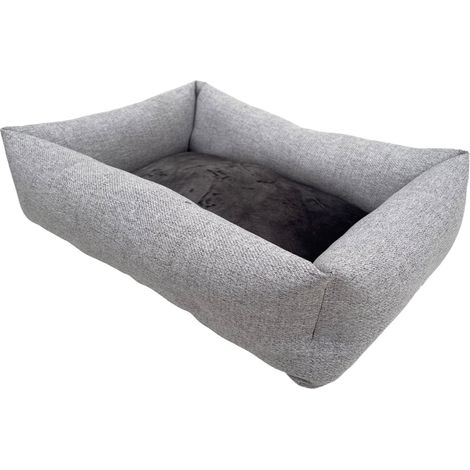 Lebon Hundebett Bonny L 70 x 60 cm anthrazit Kissen