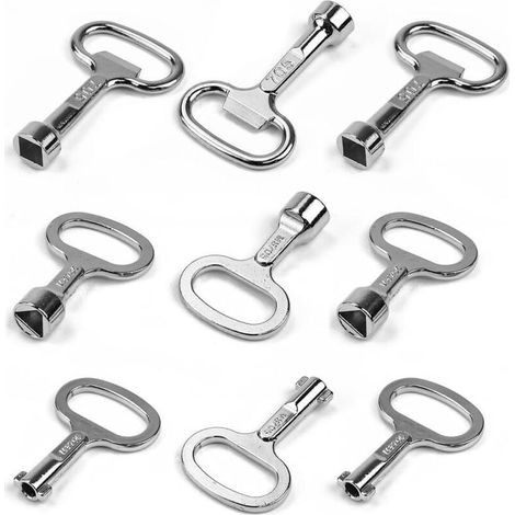 Chiave triangolare per valvole – Set di 9 chiavi in lega di zinco – Varie misure per elettrodomestici – Design ergonomico (1/5)