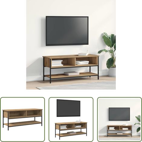 Wohnzimmer - TV-Schrankset Artisan-Eiche 100 x 35 x 45 cm Holzwerkstoff (1/5)