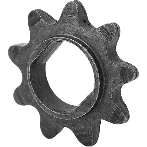Pignon de moteur 9T 25H, pignon de chaîne, engrenage de transmission de moteur en métal robuste et durable pour moteur MY1020 (1/5)