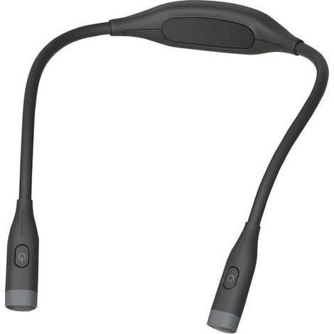 Lampada da lettura da collo ricaricabile, lampada da comodino a LED, 3 modalità di colore e regolazione continua dell'intensità luminosa, illuminazione flessibile a mani libere, adatta per lavorare a  (1/5)