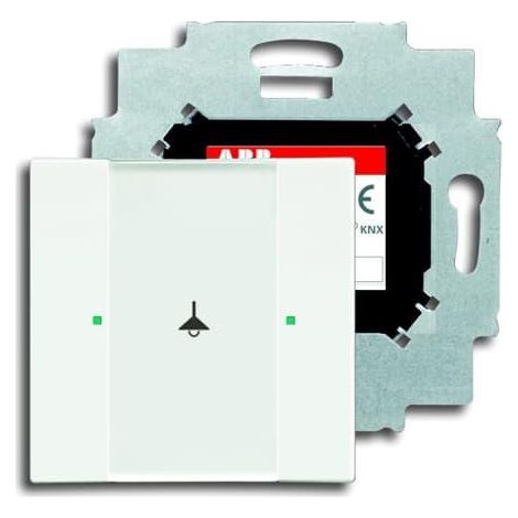 Poussoir 1 ToucheBcu Intégrée Blanc Mat 2CKA006115A0214 ABB 587205