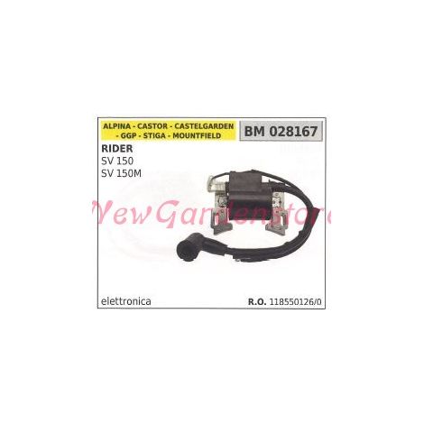 Bobina accensione GGP per rider SV150 SV150M 028167