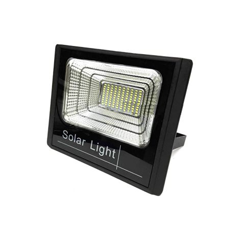 Dawei faretto faro a led con pannello solare 30w crepuscolare con telecomando cavo da 5 mt staffe e viti per montaggio (1/5)