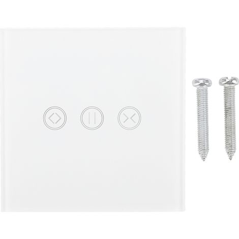 Interrupteur mural tactile sans fil WiFi pour motorisation de stores enrouleurs, télécommande électrique pour chambre, 100-240V CA