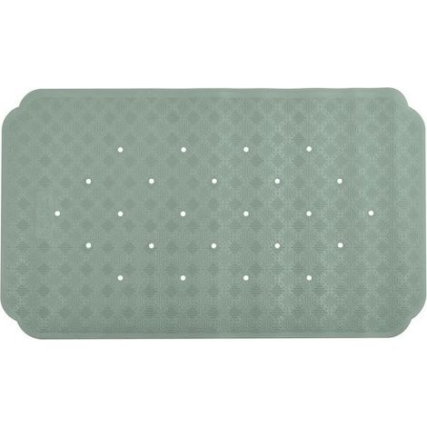 Tapis Fond de baignoire Caoutchouc RUBY 70x40cm Vert Froid Spirella (1/2)