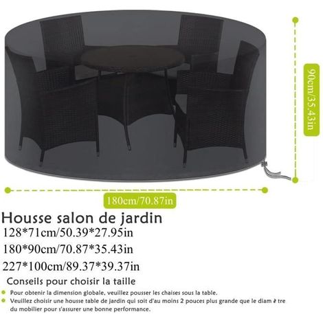 Housses de chaise - - 6 pièces - Jaune - Déhoussable - Synthétique - Chambre (1/2)