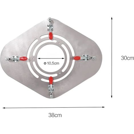 Support de poêle à bois Hot Tent Stove Jack en acier inoxydable réglable avec conduit de cheminée, idéal pour la cuisine sous tente, les foyers extérieurs et les réchauds portables. (1/5)