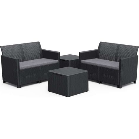 Set da giardino con 2 divani completi di cuscino e due (1/5)