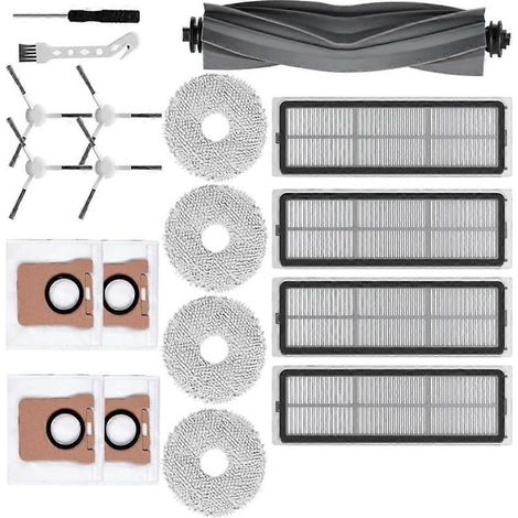 Ricambi per aspirapolvere Dreame L10 Ultra/L10S Ultra/L10S Pro/L10S Pro Gen 2/L10 Prime/Xiaomi X10+/X20+: spazzola, filtro e panno. (1/5)