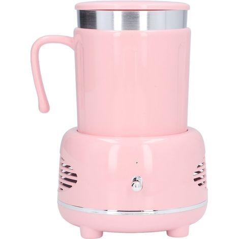 Chauffe-tasse avec fonction refroidisseur et chauffe rapide, contrôle facile, poignée incurvée et patins antidérapants. Compatible avec les bouteilles en forme d'ourson roses. (1/5)