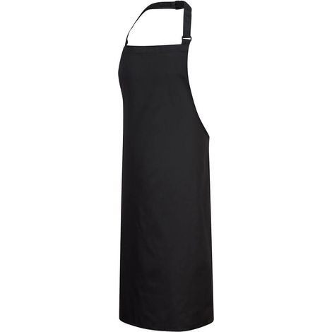 Polyester-Baumwoll-Schürze mit Latz - Schwarz - Portwest