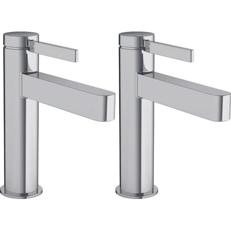 HANSGROHE Mezclador de lavabo 110 CoolStart, desagüe Finoris cromado Push-Open (1/3)