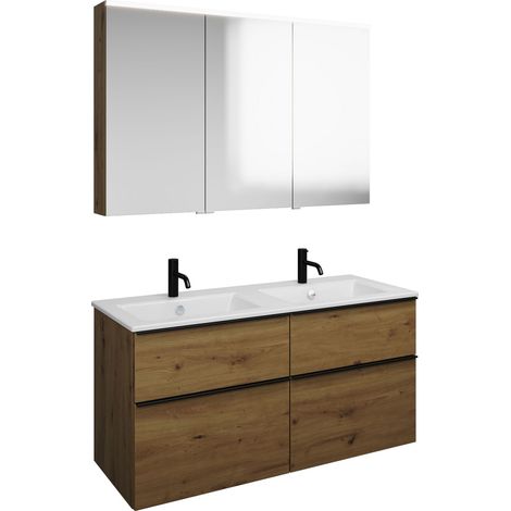 burgbad Eqio Set, bestehend aus Spiegelschrank rechts,