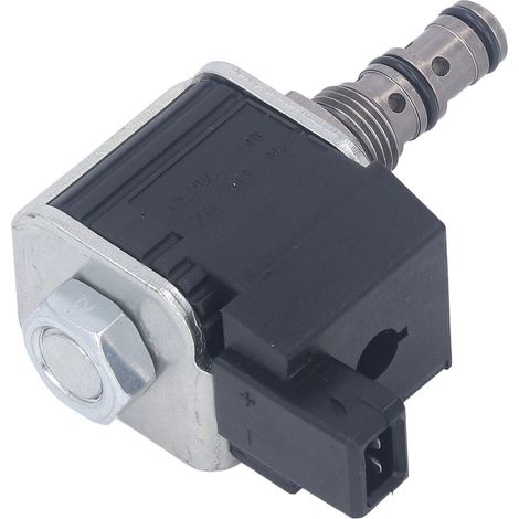 Électrovanne 12V 500-2253 en acier allié, remplacement pour moteur Caterpillar, vanne solénoïde robuste, pièce détachée compatible, usage moteur, haute qualité. (1/5)