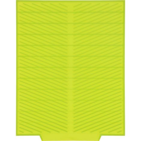 Tapis de séchage pour vaisselle 16,9x13,0 pouces, silicone de qualité alimentaire, flexible, durable, pliable, multifonction, facile à nettoyer, tapis d’évier de cuisine (Vert) (1/5)