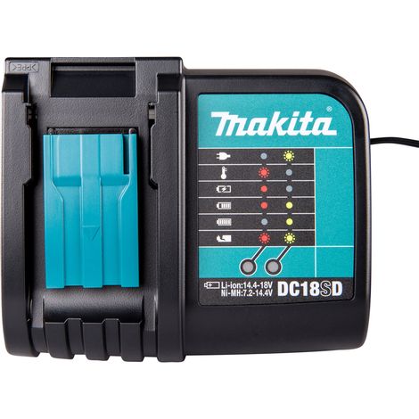 Chargeur de charge lent Makita DC18SD 9 6-18V Li-lon