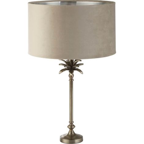 Lampe de table Palm or avec teinte crème - EU81210TA (1/3)