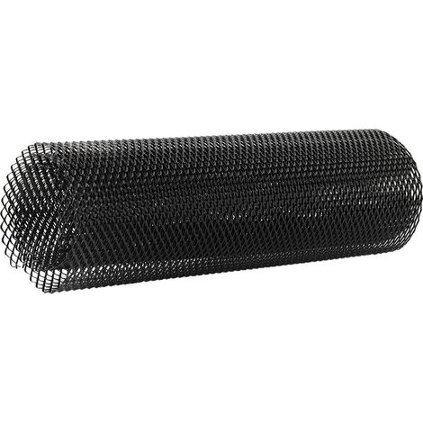 1 grille de voiture en alliage d'aluminium, maille 8x4 mm, noir, 100x33 cm, universel (1/5)