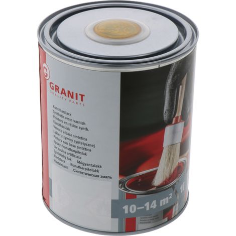 Vernis jaune signal Paint Signal RAL 1003 Nopolux Wilckens Granite, bidon de 2,5 l
