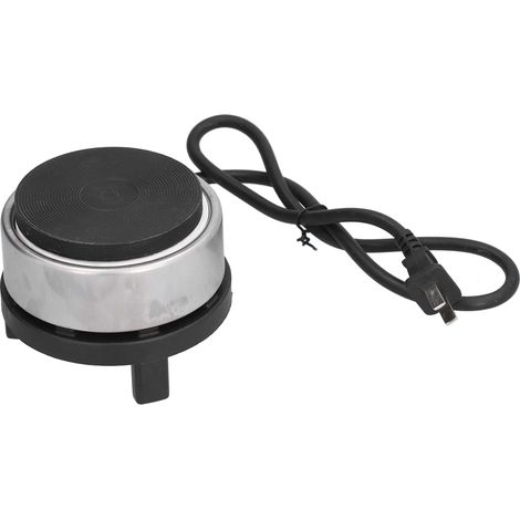 Mini réchaud électrique 300 W avec plaque chauffante pour thé et café, idéal pour la maison, le bureau ou les dortoirs (prise CN 220 V). (1/5)