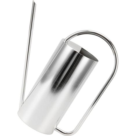 Arrosoir pour plantes, bec Long, bouilloire de grande capacité de 1500ml, Pot en acier inoxydable, fournitures de jardinage, couleur argent (1/5)