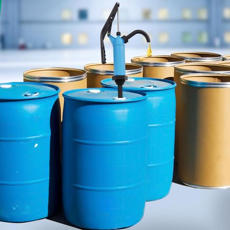 5-55 Gallonen Injektionsfässer Manuelle Pumpe, 4,22-4,75 Gallonen / min Edelstahl Manuelle Kurbel Ölfässer Pumpe, Benzin Kerosen Diesel Alkohol Förderpumpe