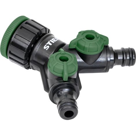 STIER 2 Wege-Ventil / Verteiler Premium 33,3mm G1" und 26,5mm G3/4 (1/5)