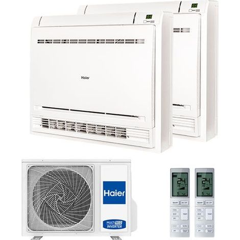 Climatizzatore Haier Dual Console 12000+12000 con 2U50S2SM1FA R-32 A++/A+ 12+12