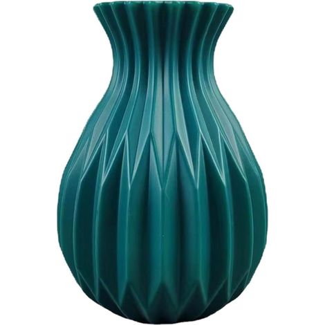 Vase Vert - Vase pour arrangements floraux élégants - Vase au design unique de décoration d'intérieur - moderne (1/5)