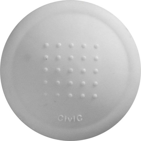 Butoir de béquille adhésif Elior blanc diamètre 60mm hauteur 15mm CIVIC INDUSTRIE 19602890