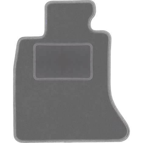 Alfombrilla de terciopelo para el conductor para: BMW Serie 5 F11 FL familiar, Touring (2013-2017) grafito