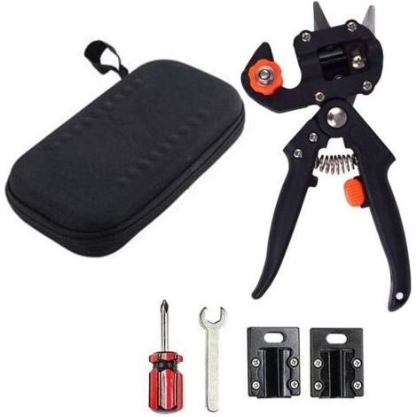 Ensemble D'outils de Greffe de Jardin pour une élagage et un Greffage Efficaces, Découpant une Bande de Greffe de Sécateur à Ciseaux Accessoires Complets Kit de Jardinage (1/5)