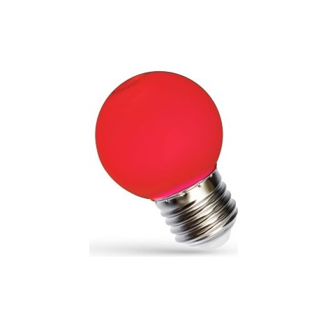 Spectrum - Ampoule LED E27  1W - Angle 270u00b0 - Rouge - 20lm - Ru00e9f : WOJ+11795