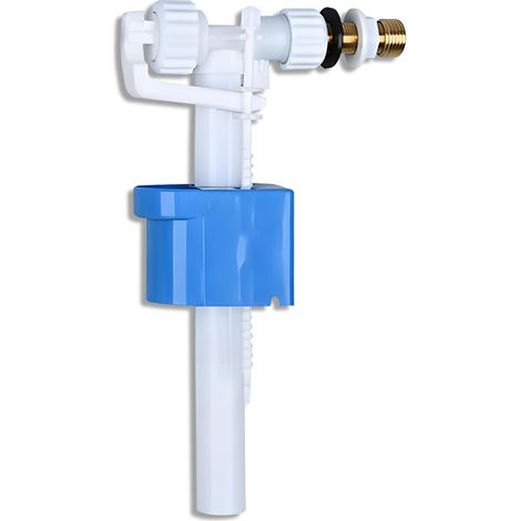 Vanne de remplissage pour réservoir de chasse d'eau - Valve de remplissage pour réservoir de chasse - Pièces de rechange universelles G3/8" et G1/2" - Raccord en laiton - Pièces de rechange pour WC (1/5)