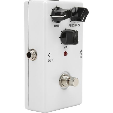 Pédale à retard analogique BBD pour guitare, effet delay avec 3 potentiomètres, alimentation 9V 30mA. (1/5)