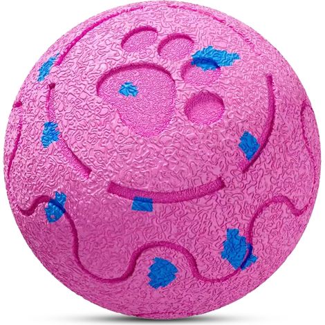 1pc Rosa Interaktiver Hundeball 8,2 x 8,2 x 8,2 cm Smart TPU Hundespielzeug Rotierender Springball Wasserdicht (1/5)