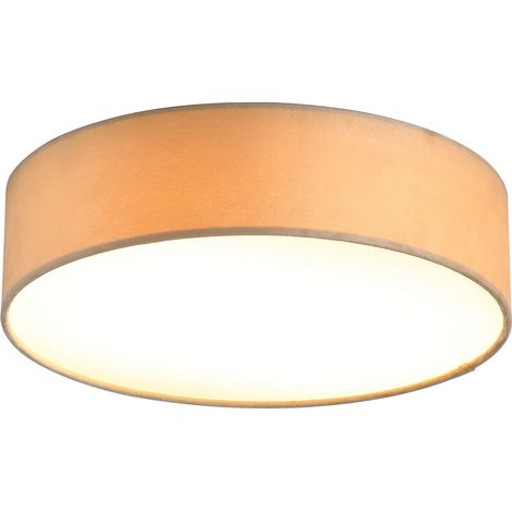 Plafonnier Drum Velours champagne 38cm - 23298-2CP (1/5)