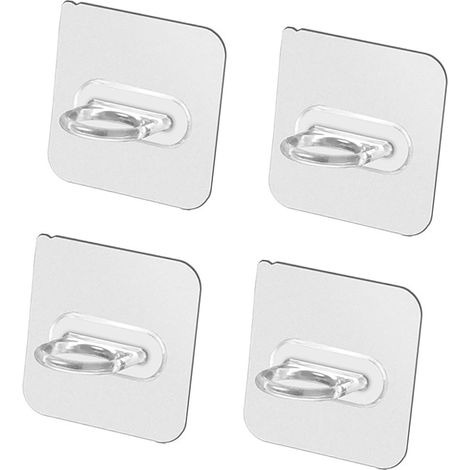 Pack Wall Mall Spill Buddle Growder Adhesive Hook for Shower Curtain Rods and Umbrellas (1/5)
