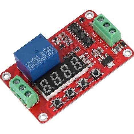 Multifunction Infinite Loop Synchronisation Relais Auto bloquant Programmateur de temporisation Module Délai d automatisation FRM01 (1/5)