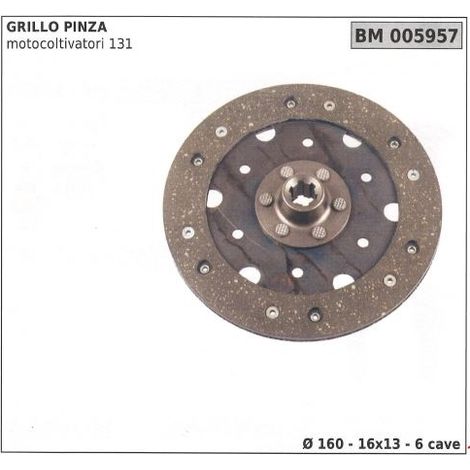 Disco frizione per GRILLO PINZA motocoltivatore 131 005957