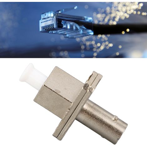 ST/UPC-Buchse auf LC/UPC-Buchse Adapter, kurzer ST-Buchse auf LC-Buchse Glasfaseradapter. (1/5)