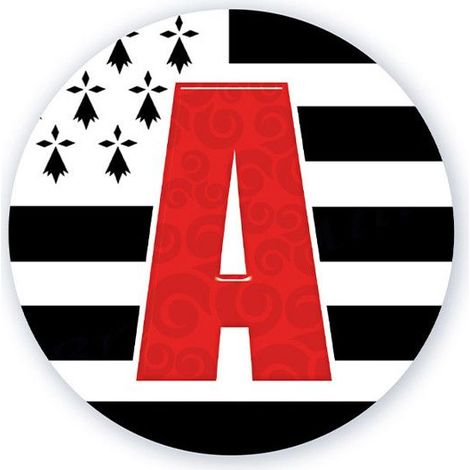 Stickers - Autocollant - A - Jeune conducteur - Adhésif - Voiture - 15cm diamètre (1/2)