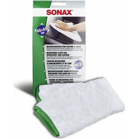 SONAX 416800 Chiffon Microfibre pour Rembourrage et Cuir